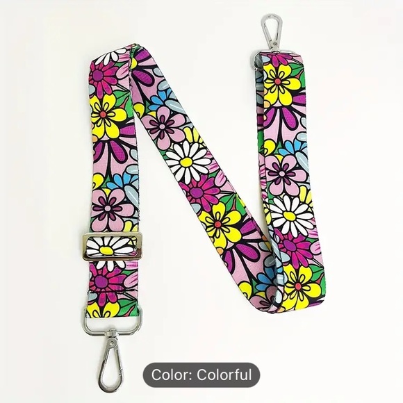 Adjustable Shoulder,Tote,Thickened Bag Replacement Strap W/Light Silvery Buckle - Picture 6 of 6